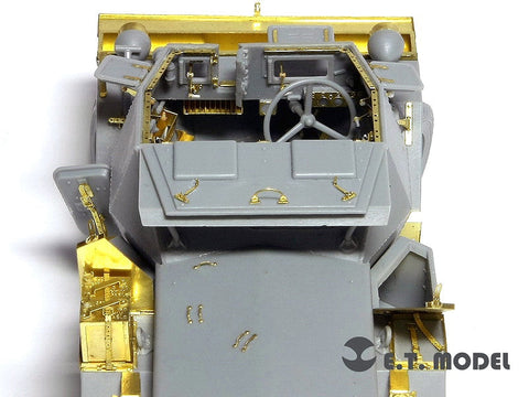 E.T.モデル E35-022 1/35 WWII ブリティッシュ ダイムラーディンゴ Mk.I/II/III(MINIART 用） エッチングパーツ