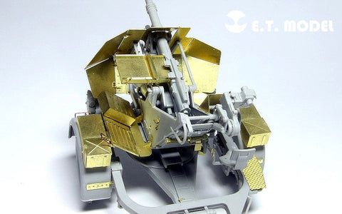 E.T.モデル E35-025 1/35 WWII ドイツ 3.7cm FLAK 37 対空砲(トランぺッター 02310用） エッチングパーツ