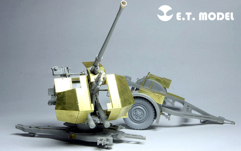 E.T.モデル E35-025 1/35 WWII ドイツ 3.7cm FLAK 37 対空砲(トランぺッター 02310用） エッチングパーツ