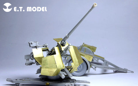 E.T.モデル E35-025 1/35 WWII ドイツ 3.7cm FLAK 37 対空砲(トランぺッター 02310用） エッチングパーツ