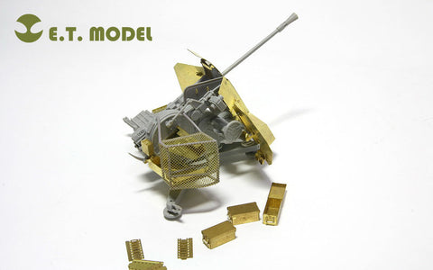 E.T.モデル E35-026 1/35 WWII ドイツ 3.7cm FLAK 43 対空砲(トランぺッター 02311用） エッチングパーツ