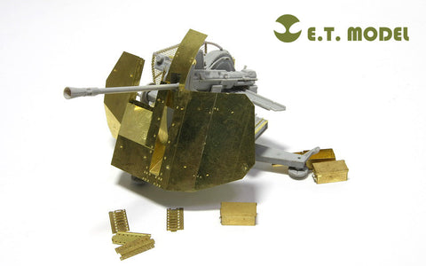E.T.モデル E35-026 1/35 WWII ドイツ 3.7cm FLAK 43 対空砲(トランぺッター 02311用） エッチングパーツ