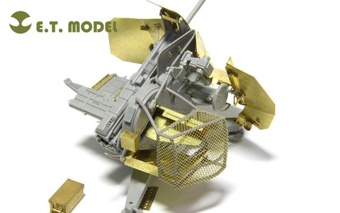 E.T.モデル E35-026 1/35 WWII ドイツ 3.7cm FLAK 43 対空砲(トランぺッター 02311用） エッチングパーツ