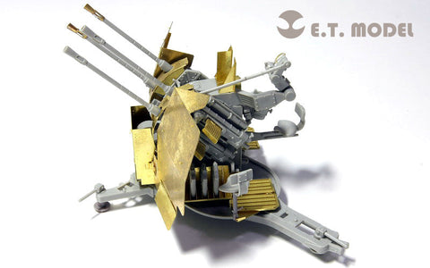 E.T.モデル E35-027 1/35 WWII ドイツ 2cm FLAK 38 対空砲(トランぺッター 02309用） エッチングパーツ
