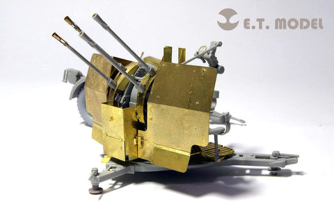 E.T.モデル E35-027 1/35 WWII ドイツ 2cm FLAK 38 対空砲(トランぺッター 02309用） エッチングパーツ