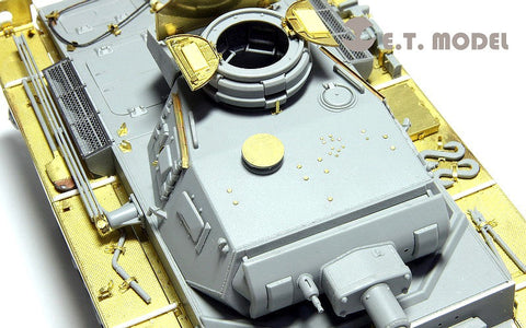 E.T.モデル E35-030 1/35 WWII ドイツ III号戦車J型 ベーシックセット(ドラゴン 6463/6394用） エッチングパーツ