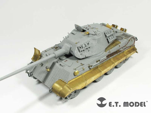 E.T.モデル E35-033 1/35 WWII ドイツ キングタイガー(ポルシェ砲塔)(ドラゴン用） エッチングパーツ