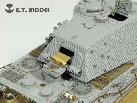 E.T.モデル E35-033 1/35 WWII ドイツ キングタイガー(ポルシェ砲塔)(ドラゴン用） エッチングパーツ