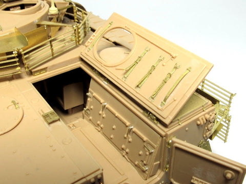 E.T.モデル E35-040 1/35 ロシア BMP-3 歩兵戦闘車 増加装甲付(ベーシックセット)(トランぺッター 00365用） エッチングパーツ