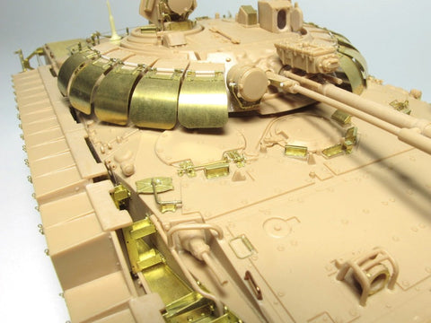 E.T.モデル E35-041 1/35 ロシア BMP-3 歩兵戦闘車 増加装甲付(装甲セット )(トランぺッター 00365用） エッチングパーツ