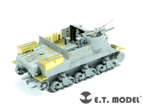 E.T.モデル E35-052 1/35 WWII M7 プリースト中期型(ドラゴン 6637用） エッチングパーツ