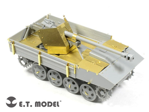 E.T.モデル E35-070 1/35 WWII ドイツ 7.5cm Pak 40/4 RSO搭載型(ドラゴン 6640用） エッチングパーツ