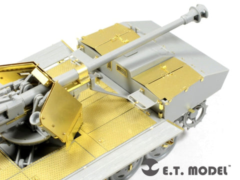 E.T.モデル E35-070 1/35 WWII ドイツ 7.5cm Pak 40/4 RSO搭載型(ドラゴン 6640用） エッチングパーツ