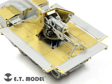 E.T.モデル E35-070 1/35 WWII ドイツ 7.5cm Pak 40/4 RSO搭載型(ドラゴン 6640用） エッチングパーツ