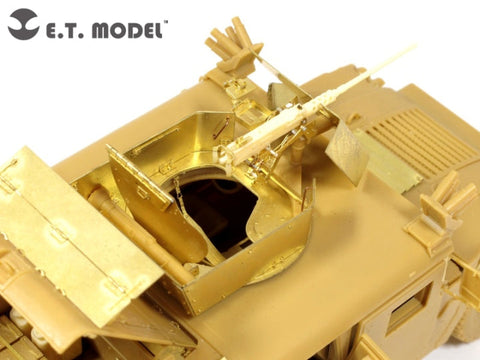E.T.モデル E35-075 1/35 アメリカ陸軍 M1114 ハンヴィー ガンナープロテクションキット(ブロンコ用） エッチングパーツ