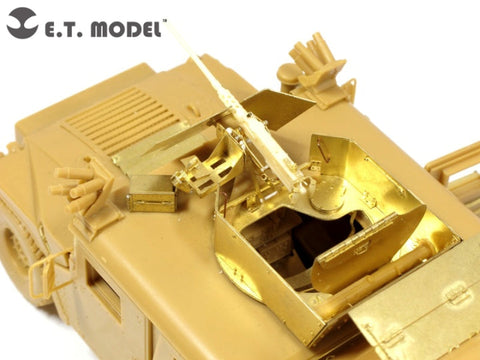 E.T.モデル E35-075 1/35 アメリカ陸軍 M1114 ハンヴィー ガンナープロテクションキット(ブロンコ用） エッチングパーツ