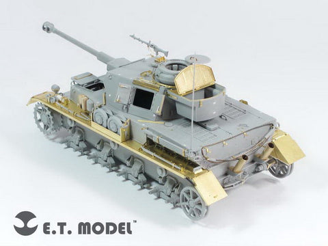 E.T.モデル E35-089 1/35 WWII ドイツ IV号戦車 J型 ベーシックセット(ドラゴン/スマートキット用） エッチングパーツ
