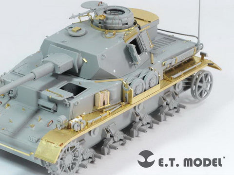 E.T.モデル E35-089 1/35 WWII ドイツ IV号戦車 J型 ベーシックセット(ドラゴン/スマートキット用） エッチングパーツ