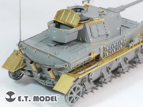 E.T.モデル E35-089 1/35 WWII ドイツ IV号戦車 J型 ベーシックセット(ドラゴン/スマートキット用） エッチングパーツ