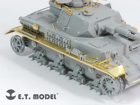 E.T.モデル E35-089 1/35 WWII ドイツ IV号戦車 J型 ベーシックセット(ドラゴン/スマートキット用） エッチングパーツ