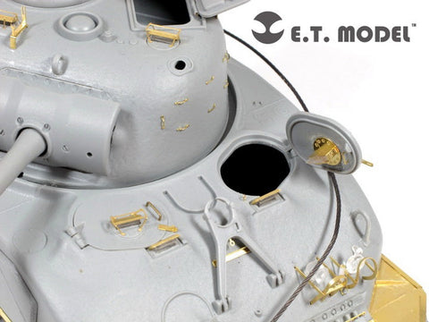 E.T.モデル E35-092 1/35 WWII ブリティッシュシャーマン IC ファイアフライ ハイブリッド(ドラゴン 6228用） エッチングパーツ