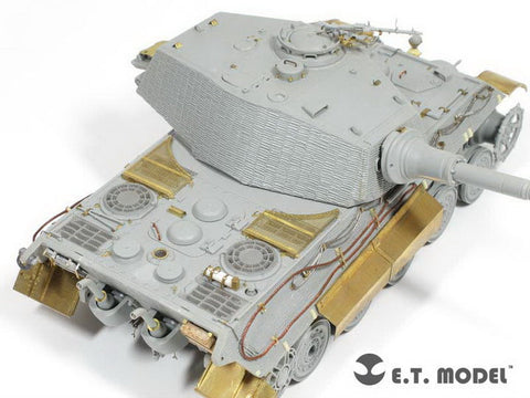 E.T.モデル E35-102 1/35 WWII ドイツ キングタイガー(ヘンシェル砲塔)(ドラゴン用） エッチングパーツ