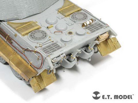 E.T.モデル E35-102 1/35 WWII ドイツ キングタイガー(ヘンシェル砲塔)(ドラゴン用） エッチングパーツ