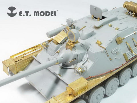 E.T.モデル E35-103 1/35 ロシア ASU-85 空挺自走砲 1956年型 ベーシックセット(トランぺッター 01588用） エッチングパーツ