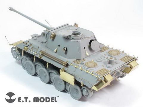 E.T.モデル E35-124 1/35 WWII ドイツ パンサー D型 ベーシックセット(ドラゴン/スマートキット用） エッチングパーツ