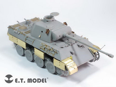 E.T.モデル E35-124 1/35 WWII ドイツ パンサー D型 ベーシックセット(ドラゴン/スマートキット用） エッチングパーツ