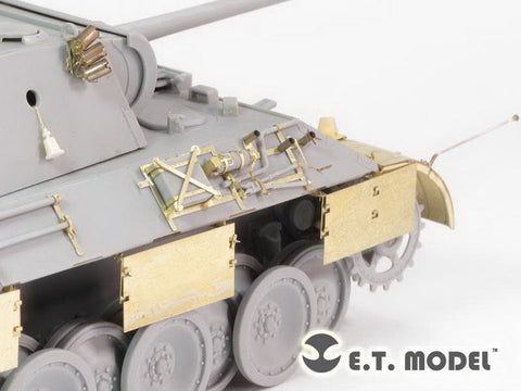 E.T.モデル E35-124 1/35 WWII ドイツ パンサー D型 ベーシックセット(ドラゴン/スマートキット用） エッチングパーツ