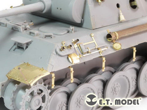 E.T.モデル E35-124 1/35 WWII ドイツ パンサー D型 ベーシックセット(ドラゴン/スマートキット用） エッチングパーツ