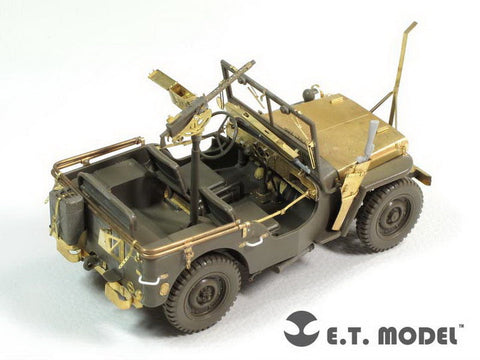 E.T.モデル E35-126 1/35 WWIIアメリカ ウィリスMB ジープ(タミヤ 35219用） エッチングパーツ
