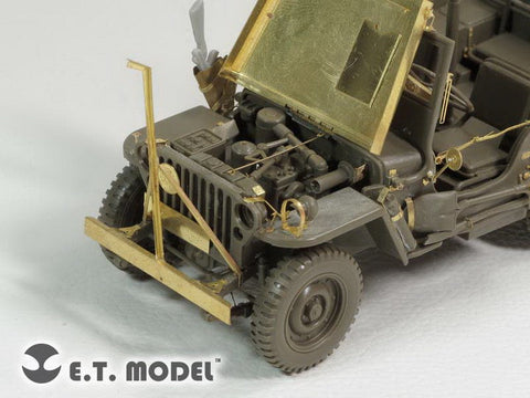 E.T.モデル E35-126 1/35 WWIIアメリカ ウィリスMB ジープ(タミヤ 35219用） エッチングパーツ