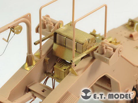 E.T.モデル E35-133 1/35 現用アメリカ M1000 重量物運搬用トレーラー(ホビーボス 85502用） エッチングパーツ