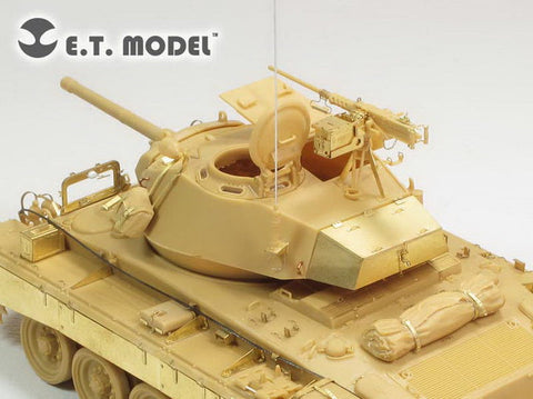 E.T.モデル E35-136 1/35 WWIIアメリカ M-24チャーフィー軽戦車(初期型)(ブロンコ 35069用） エッチングパーツ