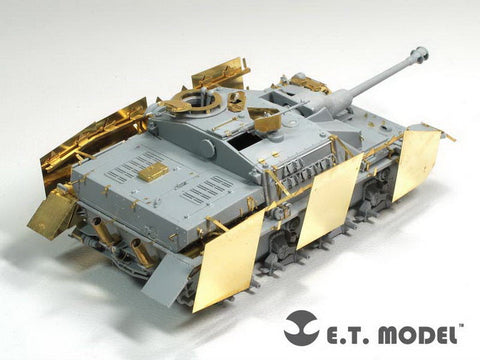 E.T.モデル E35-137 1/35 WWII ドイツ IV号突撃砲(後期型) ベーシックセット(ドラゴン/スマートキット用） エッチングパーツ