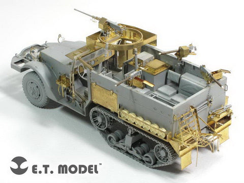 E.T.モデル E35-144 1/35 WWIIアメリカ M2A1 ハーフトラック(ドラゴン 6329用） エッチングパーツ