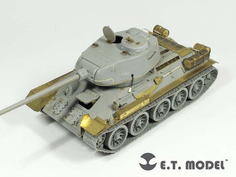 E.T.モデル E35-147 1/35 WWII ソビエト T-34/76&85 フェンダー(ドラゴン用） エッチングパーツ
