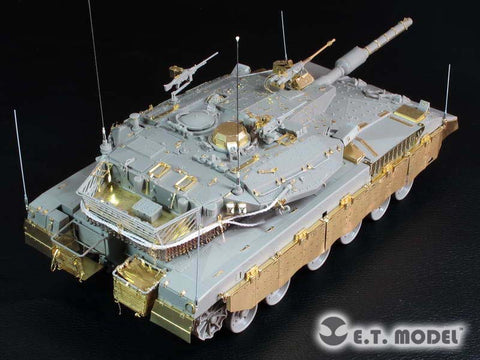 E.T.モデル E35-158 1/35 イスラエル国防軍 メルカバ Mk.3D ベーシックセット(モンモデル TS-001用） エッチングパーツ