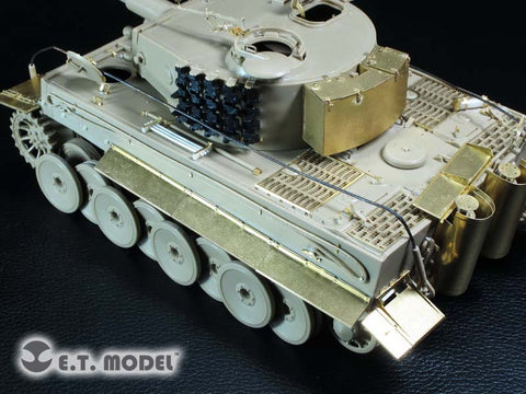 E.T.モデル E35-164 1/35 WWII ドイツ タイガーI(中/後期型)(タミヤ 用） エッチングパーツ