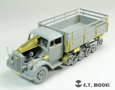 E.T.モデル E35-168 1/35 WWII ドイツ Sd.Kfz.3a マウルティア ハーフトラック(ドラゴン 6761用） エッチングパーツ