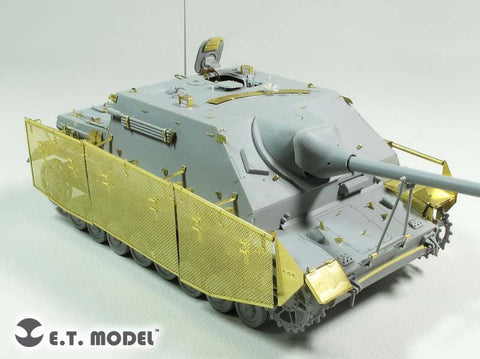 E.T.モデル E35-180 1/35 WWII ドイツ ラング L/70(A) ベーシックセット(ドラゴン/スマートキット用） エッチングパーツ