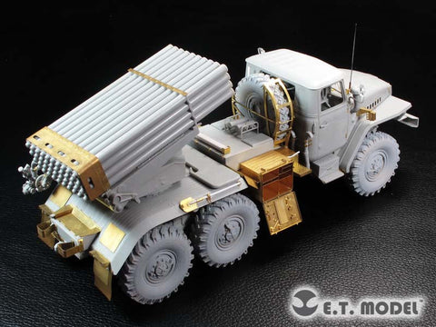 E.T.モデル E35-191 1/35 ロシア BM-21 グラッド 多連装ロケット砲(トランぺッター 01013用） エッチングパーツ