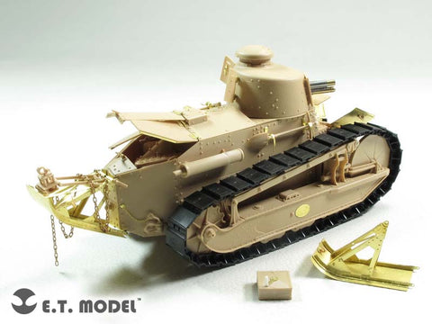 E.T.モデル E35-199 1/35 フランス FT-17 軽戦車(鋳造砲塔)(モンモデル TS-008用） エッチングパーツ