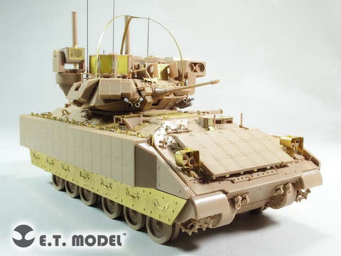 E.T.モデル E35-224 1/35 アメリカ陸軍 M2/M3 ブラッドレー歩兵戦闘車 サイドスカート(モンモデル 用） エッチングパーツ