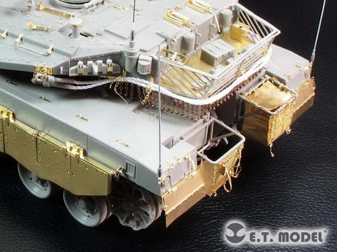E.T.モデル E35-246 1/35 イスラエル国防軍 メルカバ Mk.3D 後期 LIC(モンモデル TS-025用） エッチングパーツ