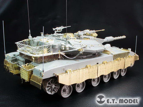 E.T.モデル E35-246 1/35 イスラエル国防軍 メルカバ Mk.3D 後期 LIC(モンモデル TS-025用） エッチングパーツ