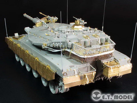 E.T.モデル E35-246 1/35 イスラエル国防軍 メルカバ Mk.3D 後期 LIC(モンモデル TS-025用） エッチングパーツ