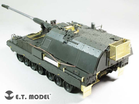 E.T.モデル E35-247 1/35 ドイツ PZH2000自走砲 増加装甲(モンモデル TS-019用） エッチングパーツ